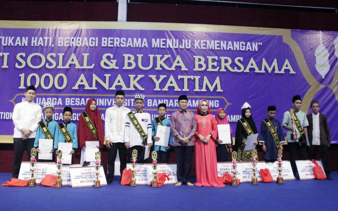 Keluarga Besar UBL Berbagi Dengan 1000 Anak Yatim