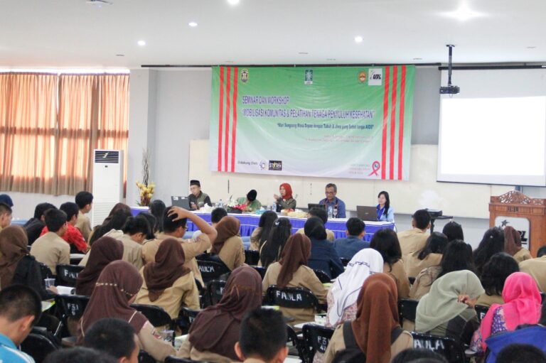 FKIP UBL Bersama LKNU Ajak Mahasiswa & Pelajar Hindari HIV/AIDS