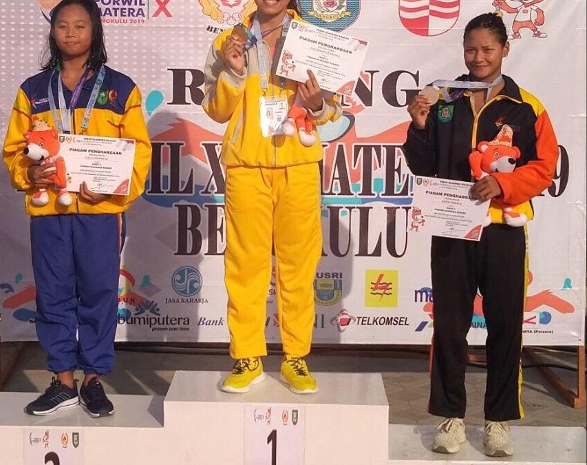 Mahasiswi UBL Sabet 2 Medali Emas Untuk Lampung di Ajang Porwil X Sumatera