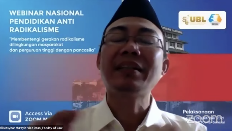 Universitas Terbaik SUMBAGSEL UBL kembali mengadakan Webinar Nasional Kebangsaan