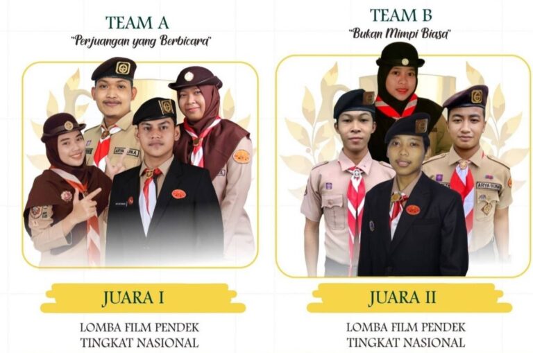 Tim Pramuka Universitas Bandar Lampung Borong Juara Film Pendek TGK Tingkat Nasional