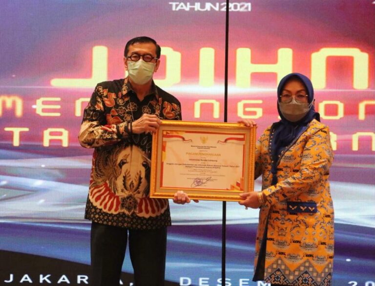 Keren! UBL Menyabet Peringkat Terbaik 1 Tingkat Nasional JDIH Award 2021