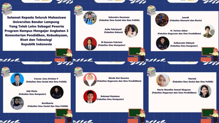 13 Mahasiswa UBL Lolos Program Kampus Mengajar Angkatan 3 Tahun 2022