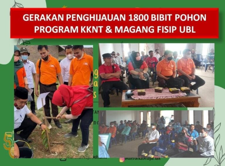 FISIP UBL Gelar Beberapa Kegiatan Dalam Rangkaian Dies Natalis UBL Ke 50 Tahun