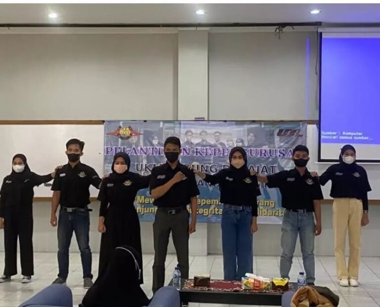 Pelantikan Pengurus Baru UKM Tarung Derajat UBL Periode 2021/2022
