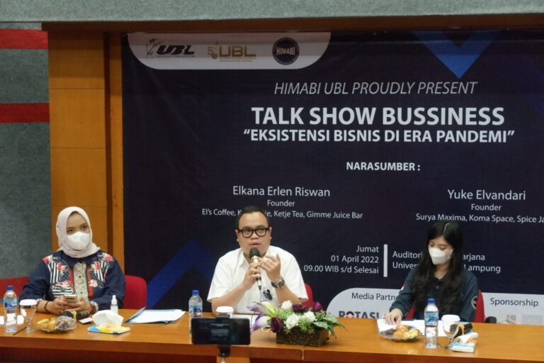 Beri Inspirasi, HIMABI FISIP UBL Gelar Talkshow Bisnis Era Pandemi