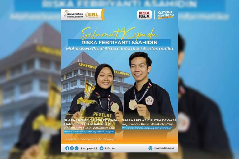 Dua Atlet UKM Pencak Silat UBL Kembali Sabet Juara Pertama