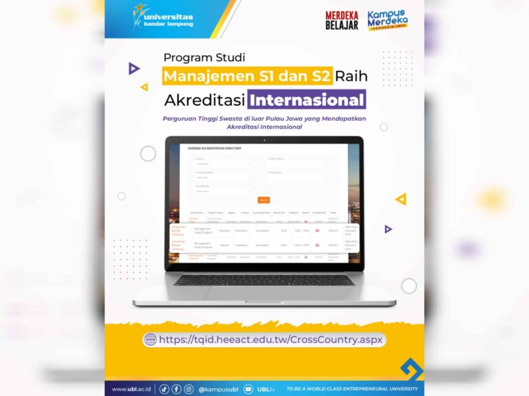 Program Studi Manajemen S1 dan S2 Raih Akreditasi Internasional