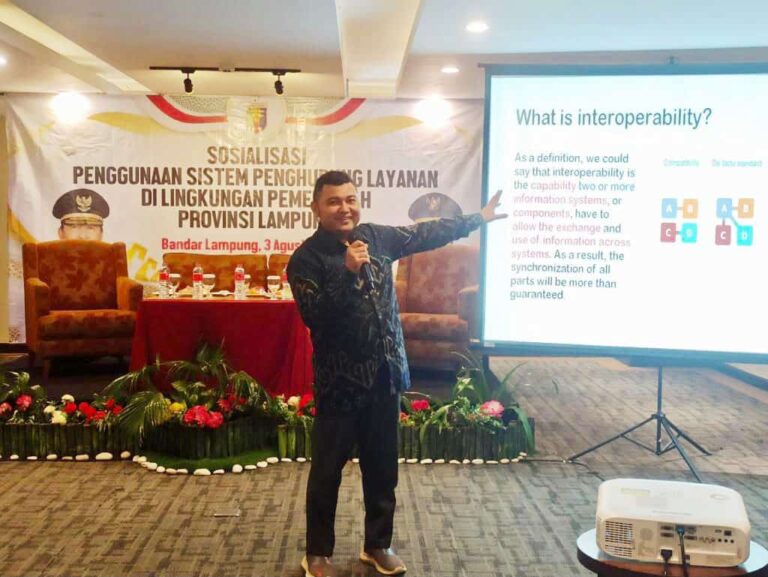 Akademisi UBL Paparkan Penggunaan Sistem Penghubung Layanan di Lingkungan Pemprov Lampung