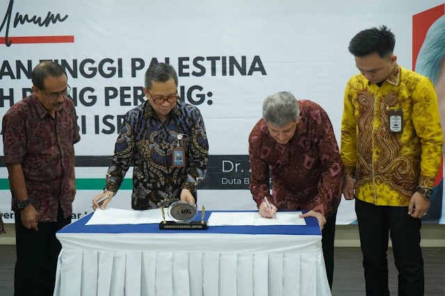 Beasiswa UBL untuk Palestina bagi 20 pemuda