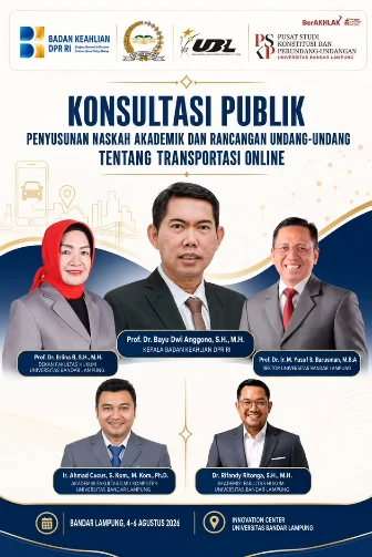 Konsultasi publik transportasi online UBL dan DPR RI