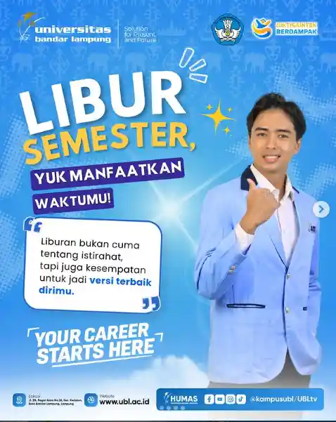 Libur semester mahasiswa UBL dengan kegiatan seru dan positif
