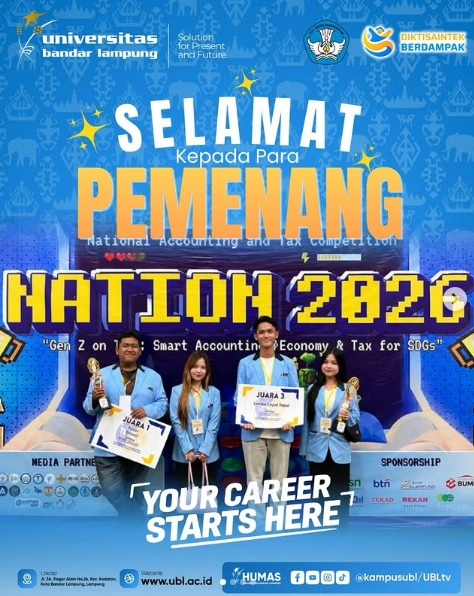 Prestasi mahasiswa UBL di NATION 2026
